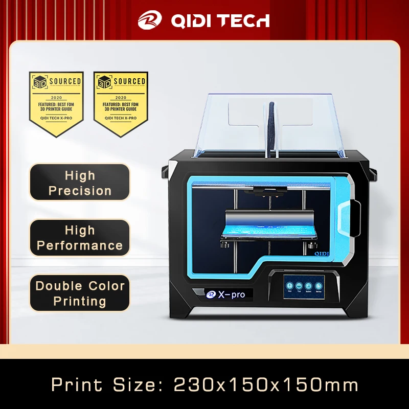 Qidi Tech X-pro 3d Printer Dual 
