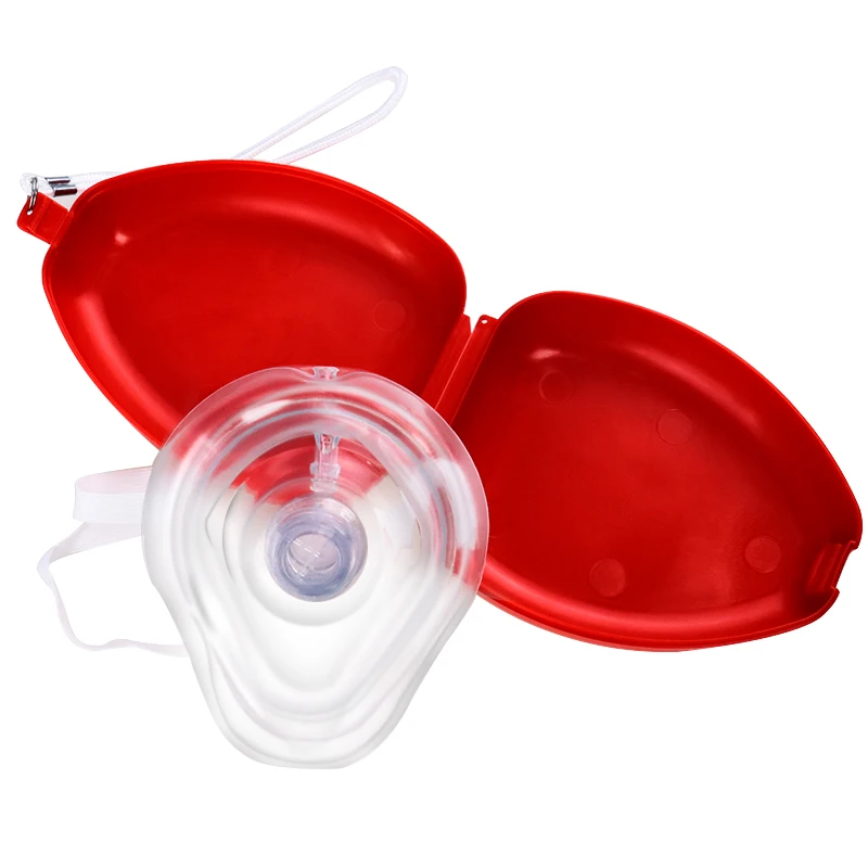 OPSLEA сердечно-легочной реанимации спасательная маска дыхательная маска для СЛР рот дыхание одноходовым клапаном инструменты сердечно-легочной реанимации реаниматор с подачей воздуха аварийно-спасательных скорая маска первой помощи