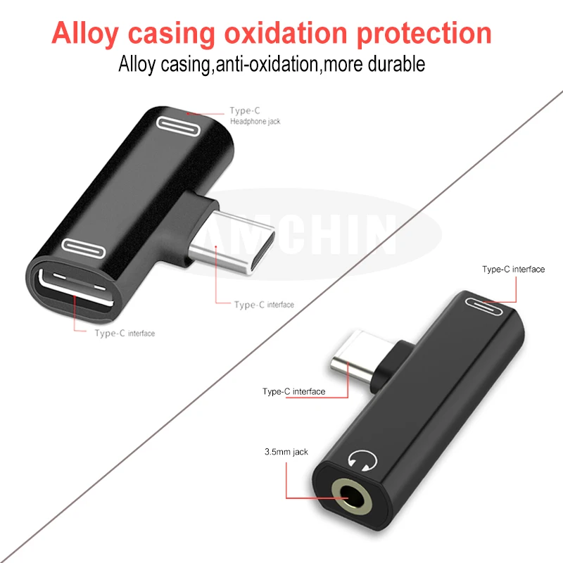 2 в 1 Тип Мини C к разъему Usb адаптер Тип C Тип с разъемами типа C и 3,5 мм разъем для наушников Usb кабель для передачи данных с Aux адаптер для зарядного устройства для huawei Самс