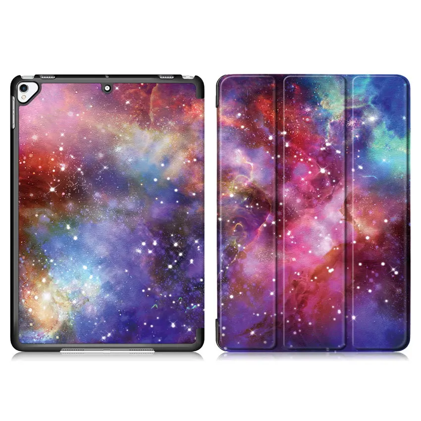 YHX Тонкий чехол Funda для iPad 10,2 PU кожаный Смарт Магнитный чехол с принтом для iPad 7-го поколения 10,2" - Цвет: YHX