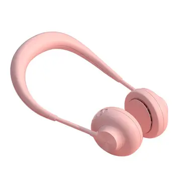 

3 Speed Adjustable Handsfree Hanging Neck Fan USB Rechargeable Bladeless Quiet Cooling Fan Air Cooler