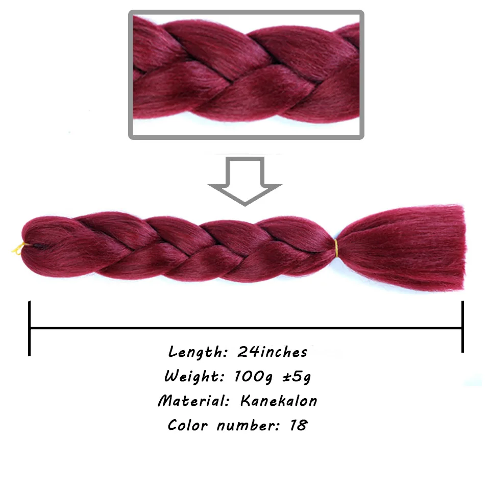 LVHAN, синтетические плетеные волосы для наращивания, 24 дюйма, 100 г/упак., длинные огромные косички, вязанные крючком волосы, объемные, фиолетовые, розовые, серые, синие, чистый цвет - Цвет: P4/24