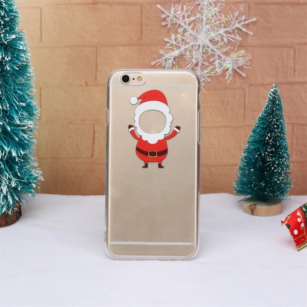 Чехол для телефона Merry Christmas ультра тонкий чехол из ТПУ iPhone ультра-тонкий