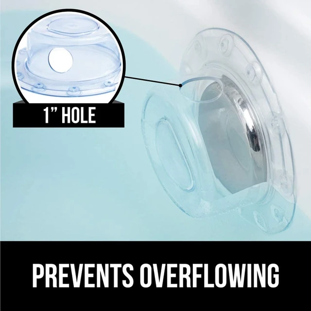 Bath Tub Plug Bathtub Overflow Drain Cover - Flexible PVC Stopper For ...