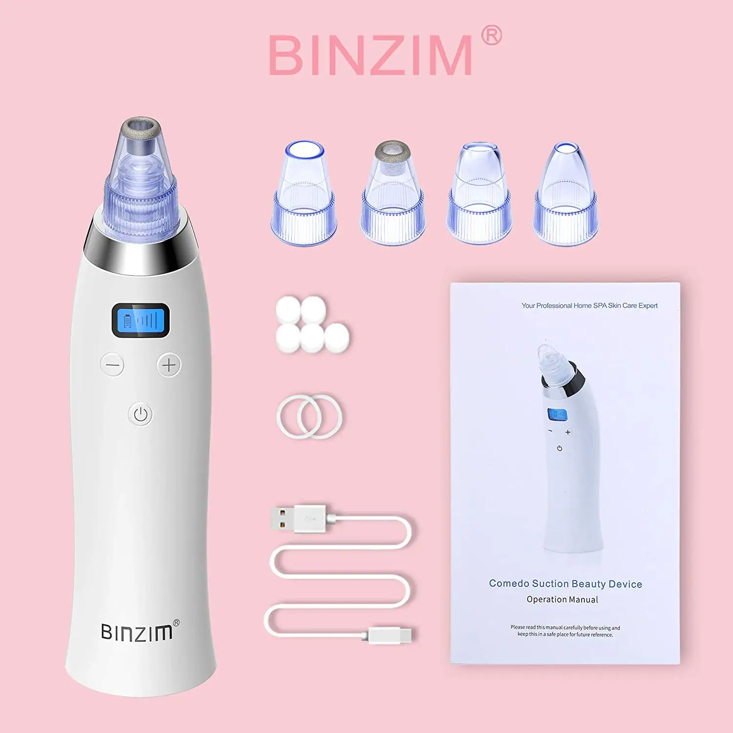 Binzim Blackhead Remover Vacuum Suction Pore Cleaning Usb Rechargeable Home Use Beauty Devices Aliexpress