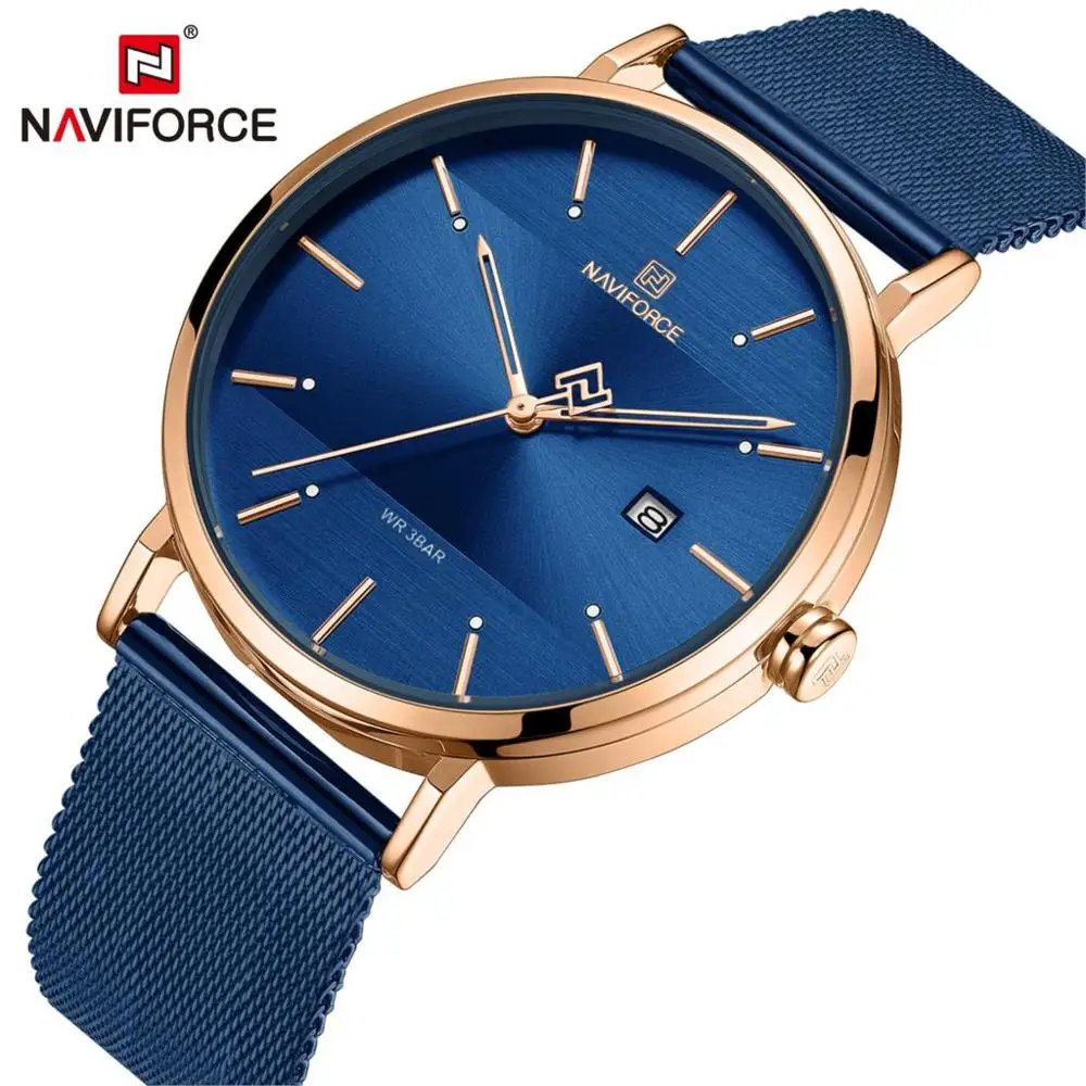 NAVIFORCE женские часы Лидирующий бренд роскошные ремешок из нержавеющей стали