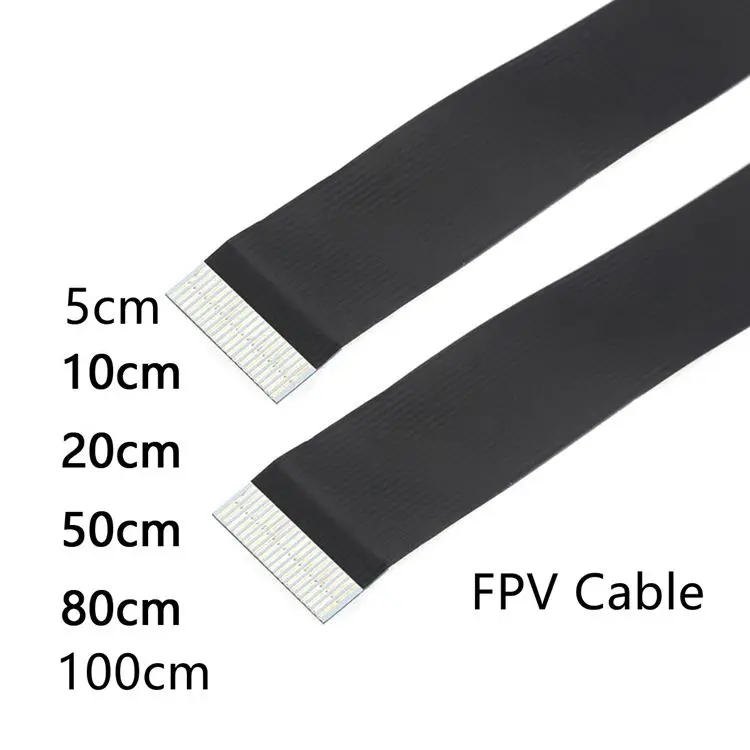FPV Micro HDMI Mini HDMI 90 degree Left Right Up FPC Ribbon Flat HDMI Short Cable Pitch 20pin Video TV projector cable