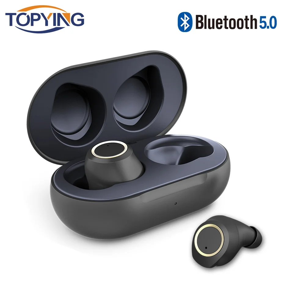 

TWS Bluetooth 5.0 Bluetooth Earphone Wireless Headphones True wireless Stereo Handsfree Noise Cancel Sport Earbuds for Phone TP1