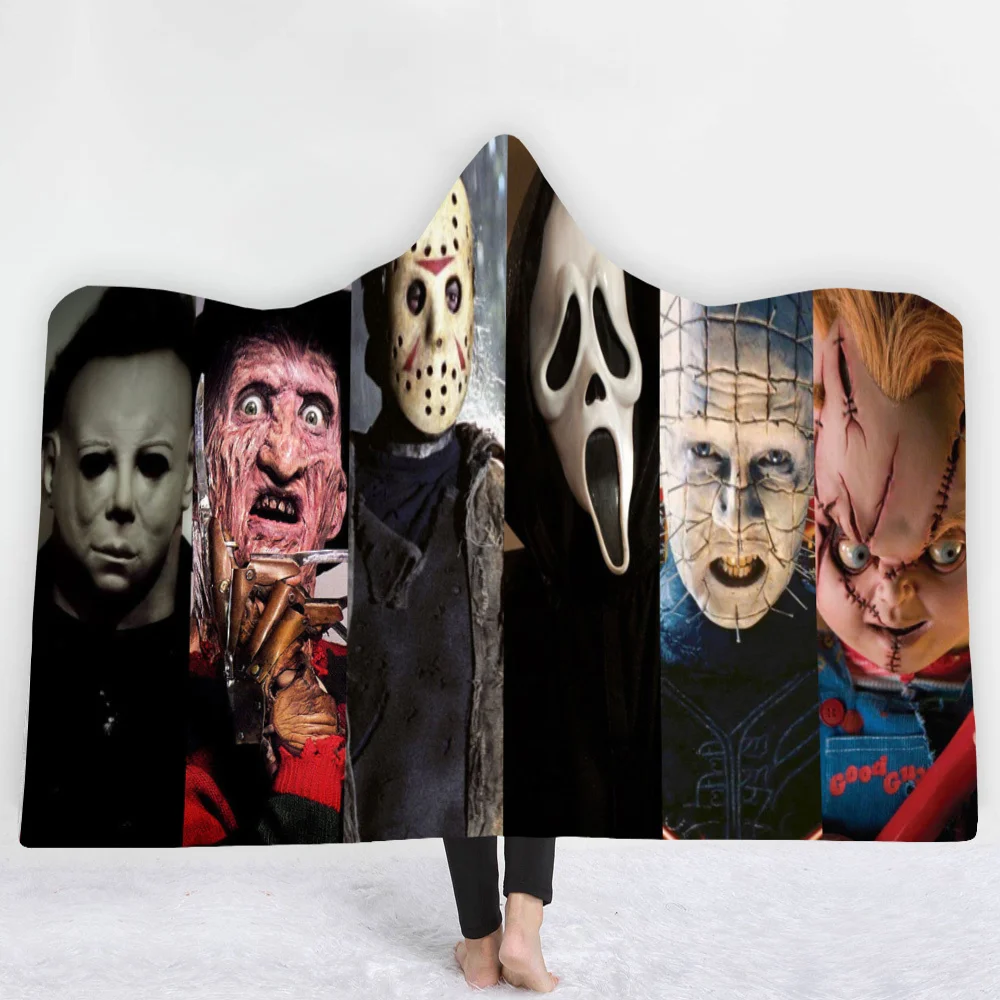 3D-Horror-Movie-Character-Hooded-Blanket-For-Adult-Gothic-Halloween-Killers-Sherpa-Fleece-Wearable-Throw-Blanket (1)