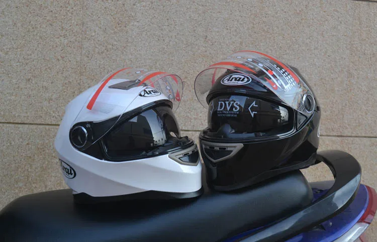 Arai полный шлем двойной объектив мотоциклетный шлем цена супер высокого класса защитные шлемы, унисекс шлем