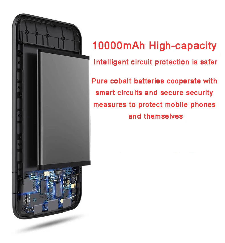 Xiaomi Беспроводное зарядное устройство банк питания найти X PD+ QC3.0 Быстрая зарядка USB банк питания Внешний аккумулятор для IPhone samsung Oppo