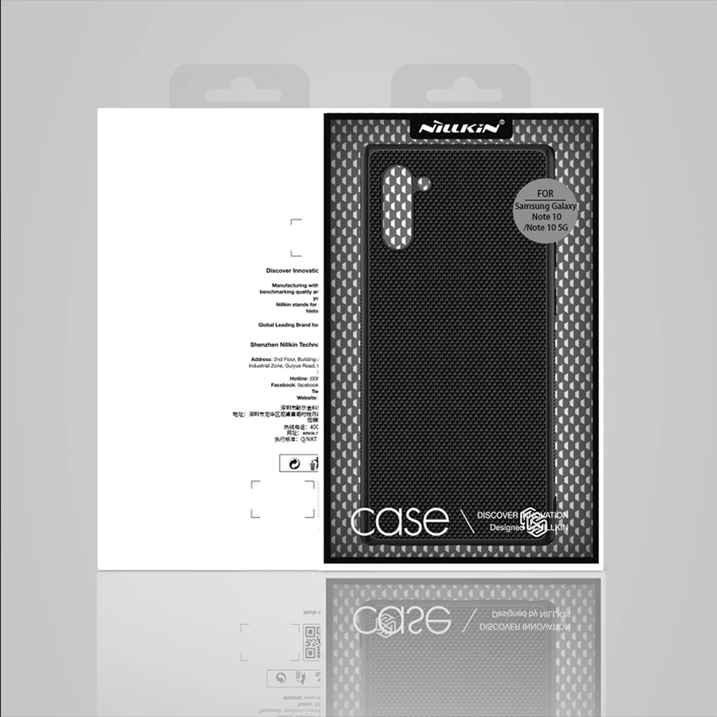 For Samsung Galaxy Note 10+ Pro Nillkin Textured Luxury Business Nylon Fiber Cover Case for Samsung Note 10 note 10 Plus 5G case