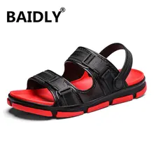 Новинка; мужские сандалии; Летние вьетнамки; тапочки; мужская пляжная Повседневная обувь; недорогие мужские сандалии; водонепроницаемая обувь; Sandalia Masculina