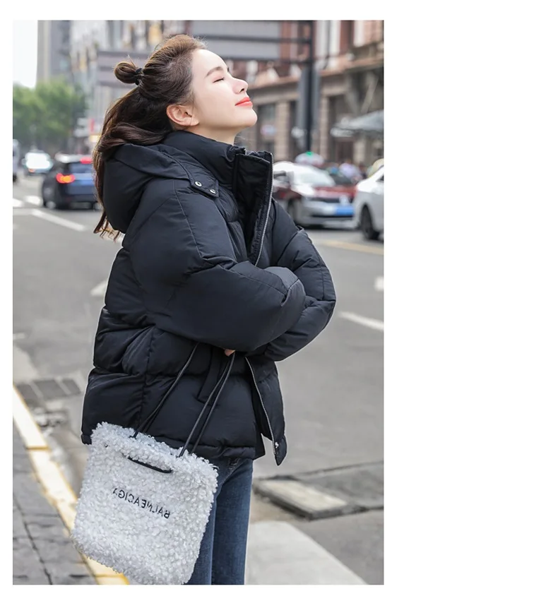 Golddigga Womens Clothing Bubble Jacket Long Sleeve Casual Warm Winter 