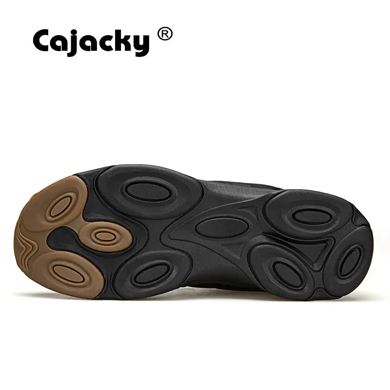 Cajacky/теплые мужские ботинки на меху; большие размеры 48, 47; мужские зимние ботинки; зимние ботинки до щиколотки из плюша; Hombre; Уличная обувь на резиновой подошве для любителей красовки; кроссовки