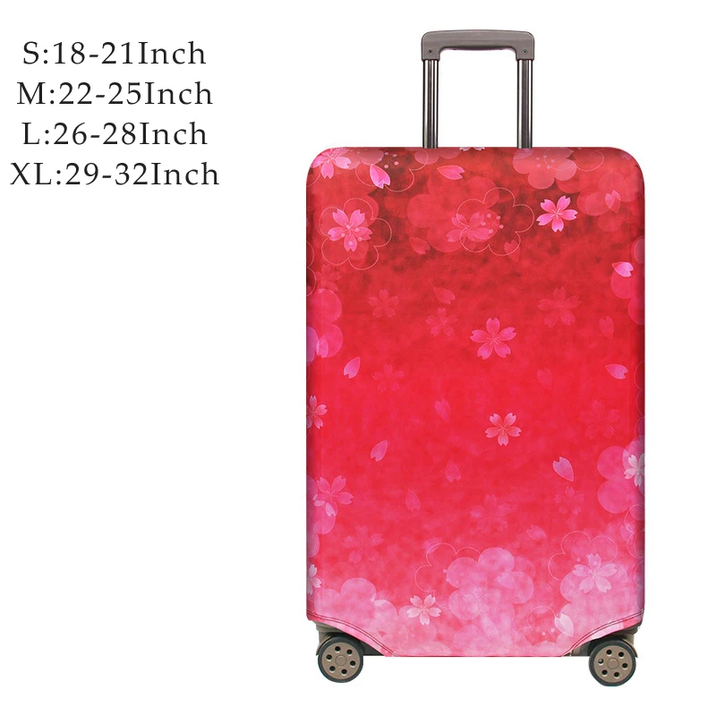 Luggage Cover 15 Защитный чехол для чемоданов эластичный уплотненный дорожный мешок для пыли багажные Чехлы аксессуары защитный чехол для костюма чехол 112 - Цвет: Luggage Cover 15