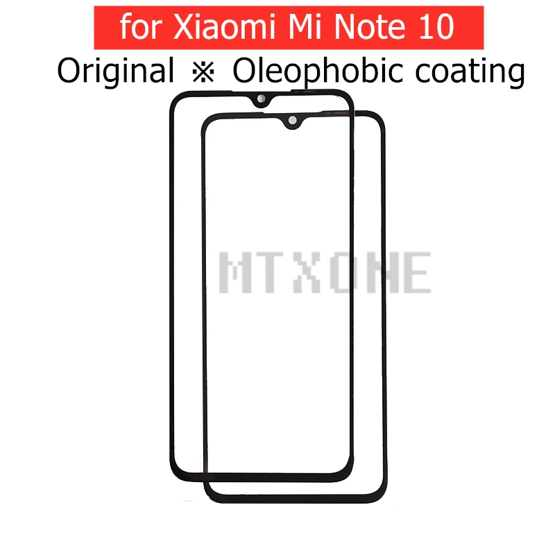 Сенсорный экран для Xiaomi Mi Note 10 сенсорная стеклянная панель внешнее Переднее