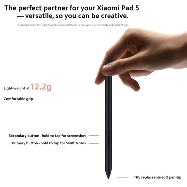 Original Xiaomi Stylus Pen 2 Draw Writing Screenshot Tablet Screen Touch  Magnetic Pen For Xiaomi Mi Pad 5 / 5Pro/Mi Pad 6/6Pro, snatcher