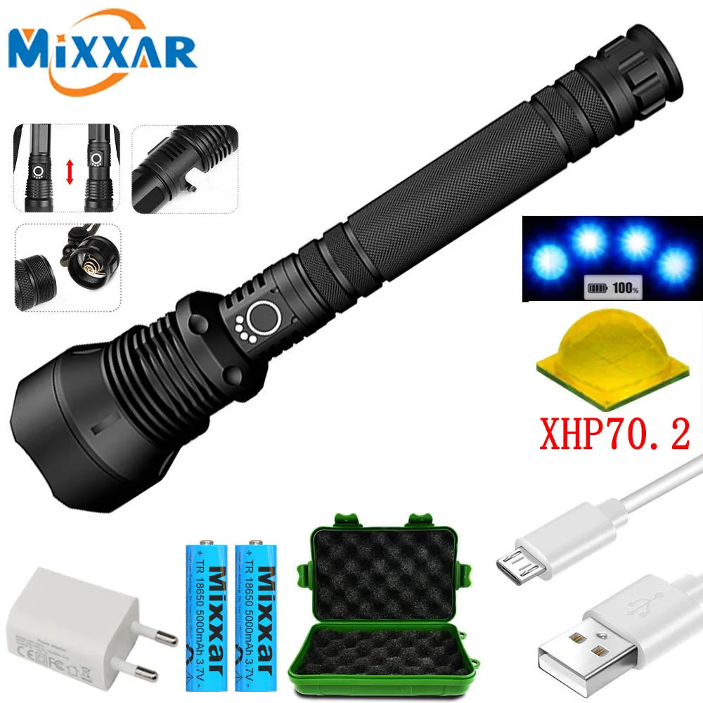 Super Bright Waterproof LED Tactical Flashlight