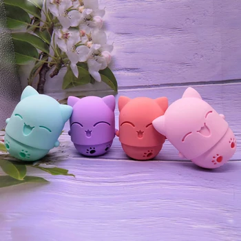 

New Mini Silicone Puff Face Wash Beauty Storage Box Beauty Cover Dryer Makeup Egg Bathroom Storage Organization Accessories New