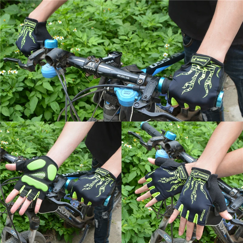 Summer Mesh Motorcycle MTB Off-Road Mountain Bike Guantes Cycling Riding  Gloves