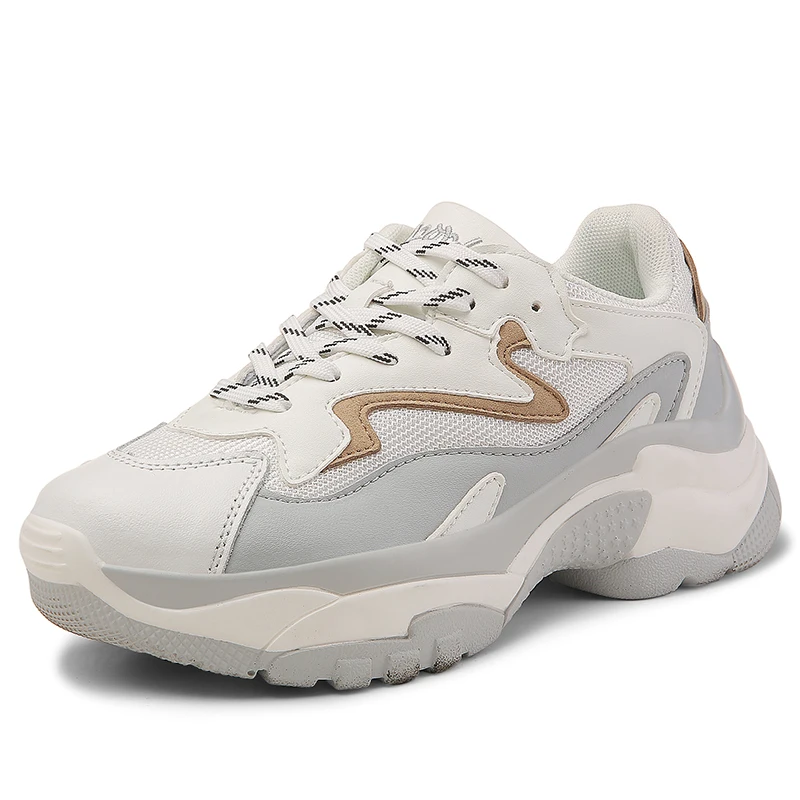 

Durable Outsole Luxury Shoes Women Designers Quality Upper Round Toe Sneakers Shoes Women Flat Comfort Popular Women's Shoes