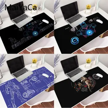 

MaiYaCa Iron Man Jarvis stark industries Mouse Pad gaming mouse pad Large Locking Edge Keyboard Table Cover for Cs Go