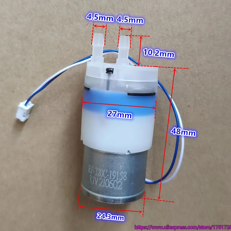 Brand New Dc 3v 3.7v Water Pump Dual Orifices 310 320 Pump Selfpriming