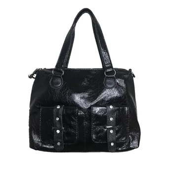 

Diamond-studded handbag women 2020 new Korean style messenger bag wild large capacity soft leather western style shoulder bags