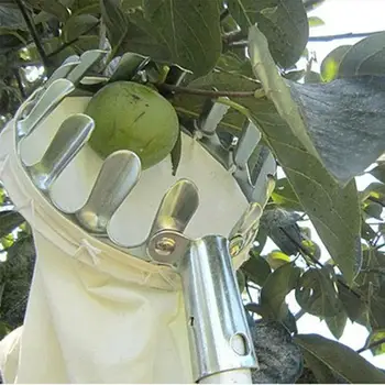 

Metal Hardware Gardening Fruit Picker Fruit Catcher Collector Creative Portable Pruning Tools Without Pole
