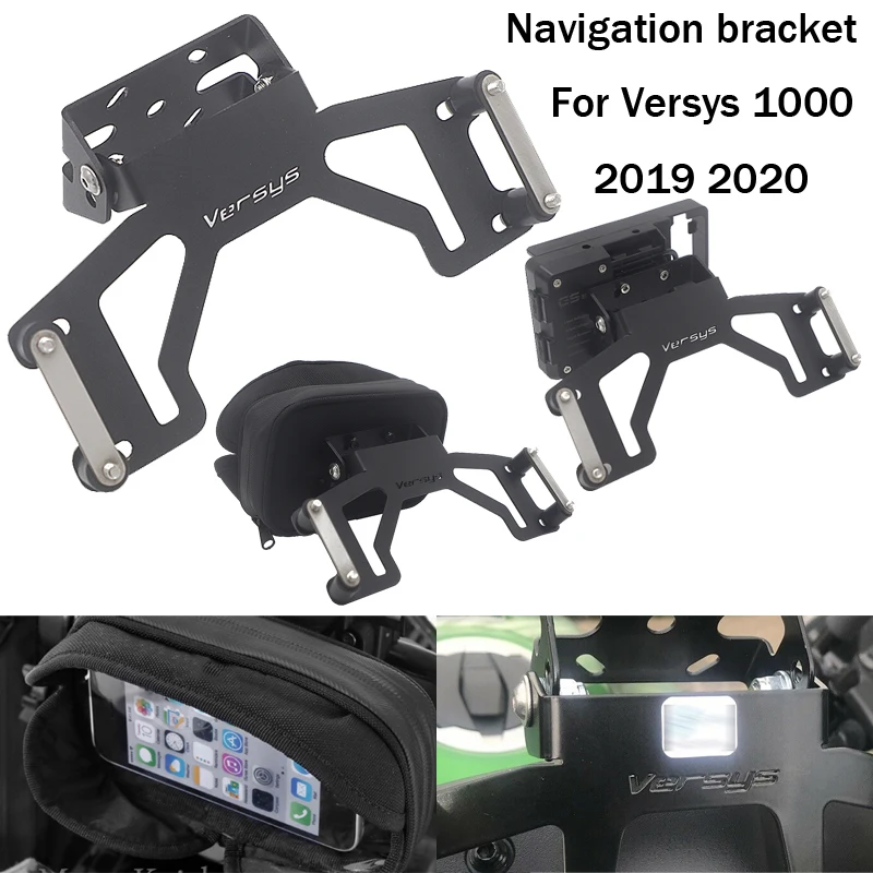 

Черный байонет для GPS навигатора для Kawasaki VERSYS1000 Versys 1000 Versys1000 2019 2020