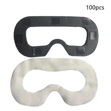 100 шт VR очки Мягкая Виртуальная реальность лицо одноразовый гигиенический пот поглощающий защитный чехол маска для глаз домашняя для htc для VIVE
