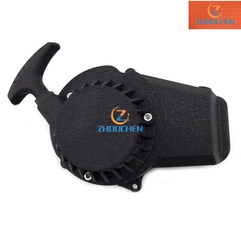 Pocket Bike Aluminum Alloy Pull Start Starter For 2 Stroke 47cc 49cc Minimoto Scooter Kid ATV Quad Dirt Bike Mini Moto