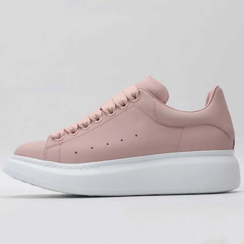 Pink ladies jogging shoes leather premium quality sneakers shoes men's brand casual fashion ladies sneakers 35-45