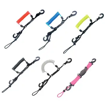 

Anti-lost Spring Coil Safety Emergency Lanyard Little Tool with Quick Release for Diving Outdoor Climbing