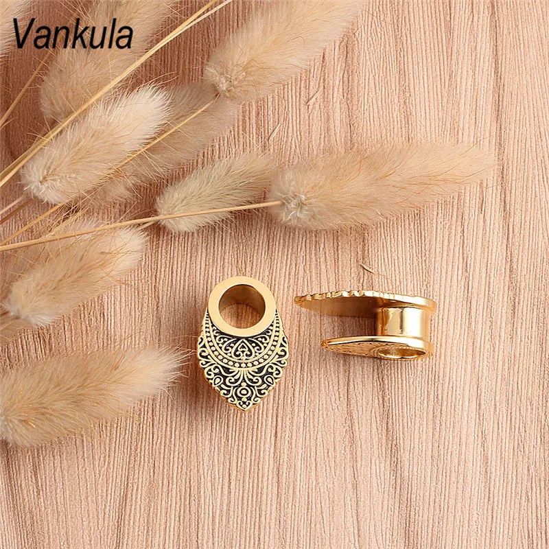 Vankula Новое поступление модные беруши тоннель ювелирные украшения для пирсинга расширители ушей ретро полые Стиль диаметры для ушей