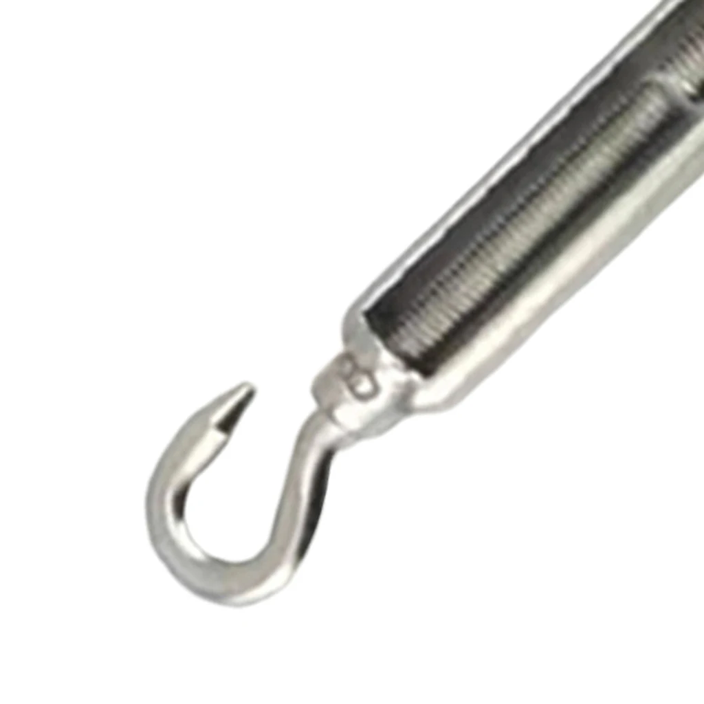 Wire Rope Cable Hook & Eye Turnbuckle, Stainless Steel Boating Hardware