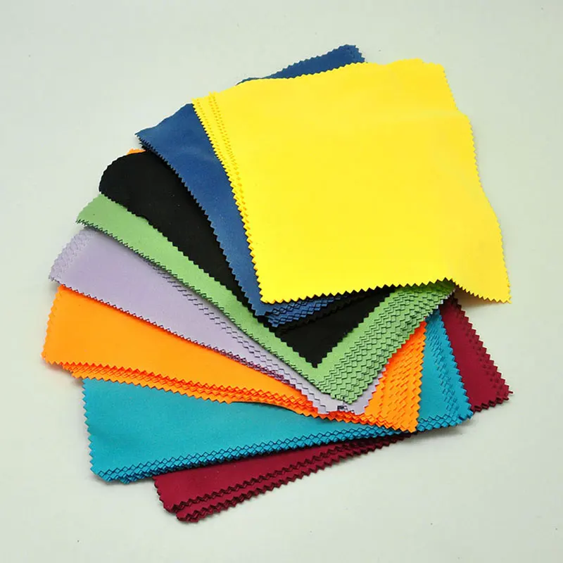 

5 Pieces Of Microfiber Double-Faced Fleece Colored Glasses Cleaning Cloth Can Clean The Camera Lens 17.5 * 14.5cm