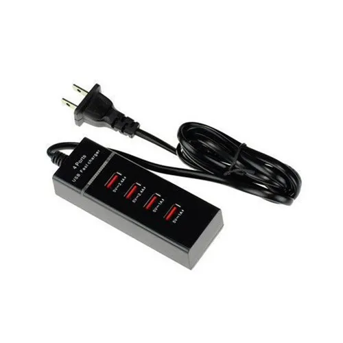 Мульти 4 порта USB для путешествий, походная Зарядка для телефона 5V 3A Быстрая зарядка для телефонов EU/US plug 1,5 m - Тип штекера: Европейский Союз (ЕС)