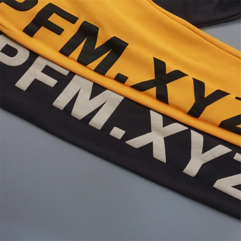 CPFM Pants 20FW Men Women CPFM.XYZ Large Logo Printed Sweatpants