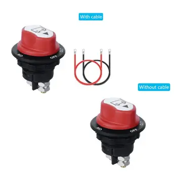 

On/Off Car Battery Switch 50V/50A CONT 75AINT Vehicle Truck Disconnect Switch