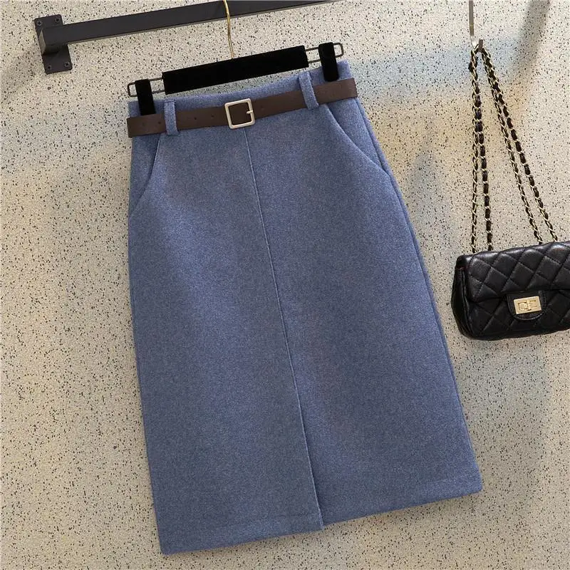 Zoulv Half-length Skirt Women New Retro Hong Kong-flavored Woolen Skirt Mid-length Split One Step Hip Skirt Woolen Skirt
Zoulv Half-length Skirt Women New Retro Hong Kong-flavored Woolen Skirt Mid-length Split One Step Hip Skirt Woolen Skirt