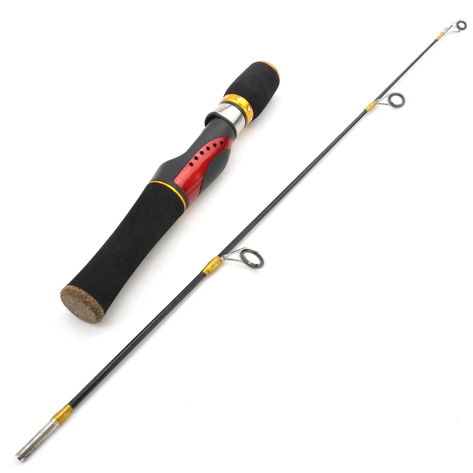 Promotion! 67cm ice Rod Reel Combos Winter fishing Ice fishing rod feeder  carp fishing pole carbon 2 Section Spinning Rod pesca - AliExpress