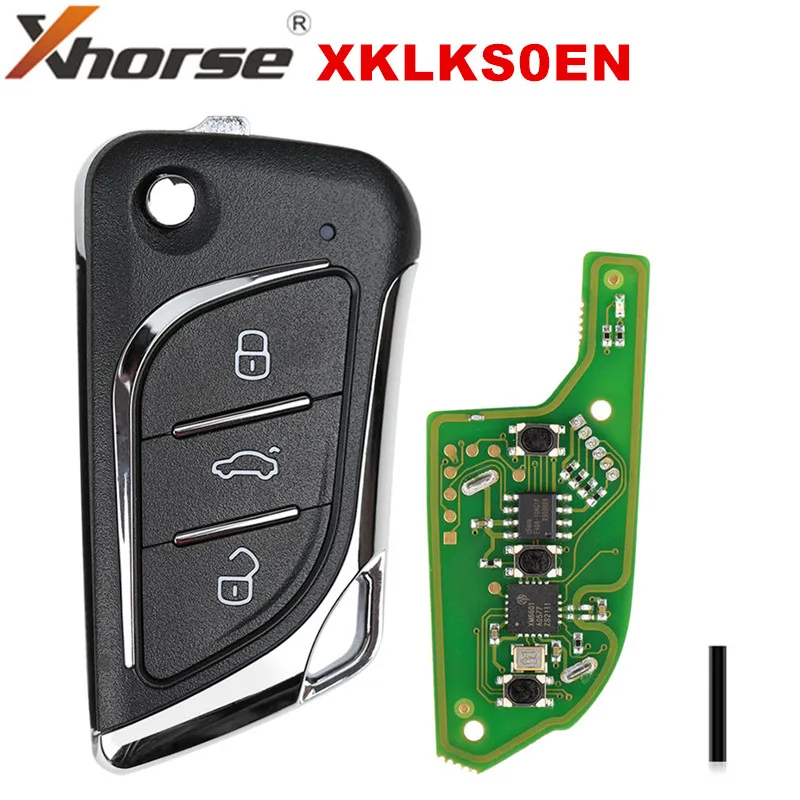 5 шт./лот XHORSE XKLKS0EN LEI.KSS стиль (хромирование) дистанционный ключ для VVDI VVDI2