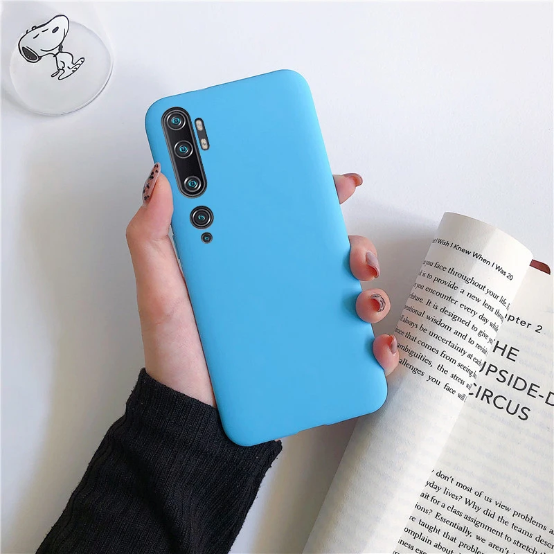 Карамельный цвет чехол для Xiaomi mi 9 SE 8 CC9 CC9E A2 A3 Lite 9T чехол для Red mi K20 Note 8, 8, 7, 10 Pro 8A 7A чехол для телефона из мягкого силикона ТПУ с крышкой - Цвет: Blue