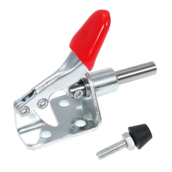

5 pca New Hand Tool Toggle Clamp Jig Test Stand Accessories Fixed Elbow Clip GH-301-A Vertical Clamp Quick Fixture Push-pullM