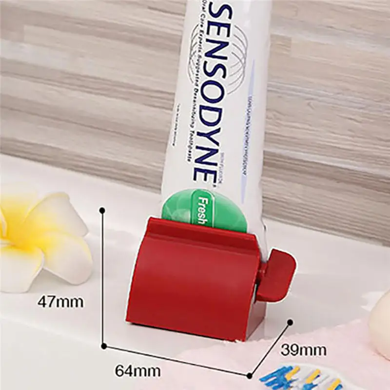Пластиковый портативный пресс-ролик зубная паста трубка диспенсер для зубной пасты держатель Подставка Набор для ванной Аксессуары