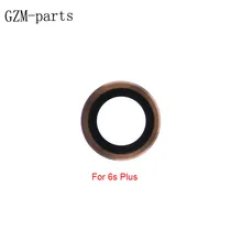 Gzm-части 100 шт./лот запасная часть для iPhone 6S Plus задняя камера держатель с крышкой объектива серебристый/серый/золотой/розовый