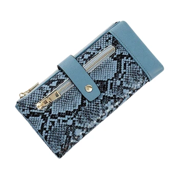 

Serpentine Ms. Phone Bag Zipper Wallet Long Section Of European and American Fashion High-Capacity Clutch