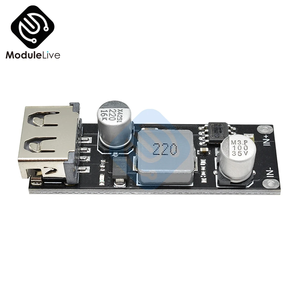 USB DC понижающий преобразователь для автомобильного зарядного устройства модуль 8